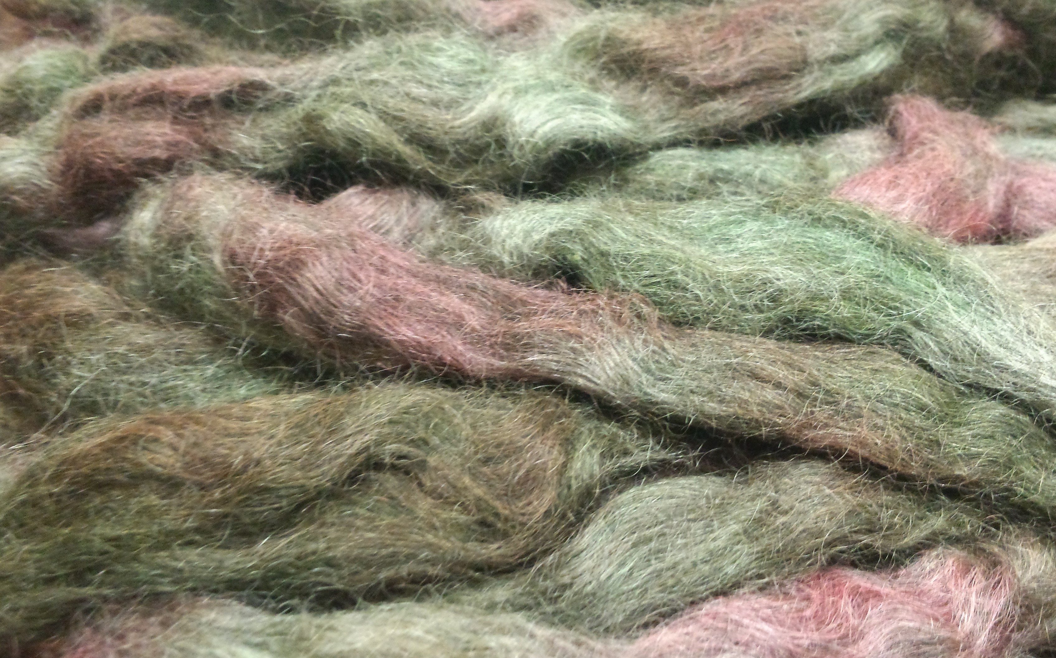 Bewitching Fibers Hand Dyed Gotland Lambswool Combed Top - 3.5 oz - Gardens in the Mist